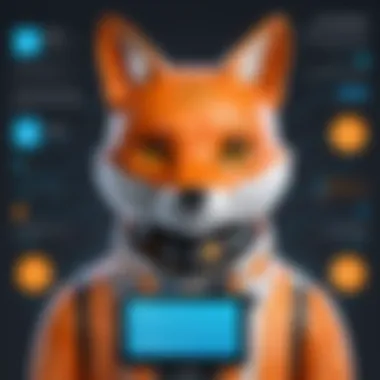 Visualization of HappyFox chatbot interface showcasing user engagement features