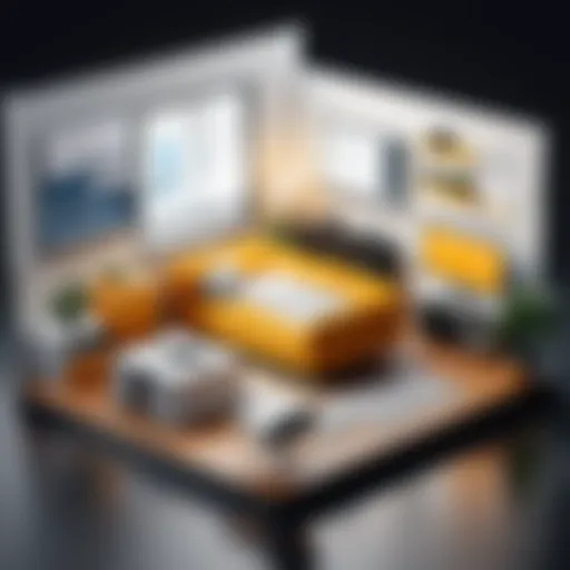 An overview of home base software interfaces showcasing key features