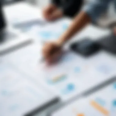 Collaboration in Lucidchart Templates Chart exemplifying collaboration through Lucidchart templates in teams