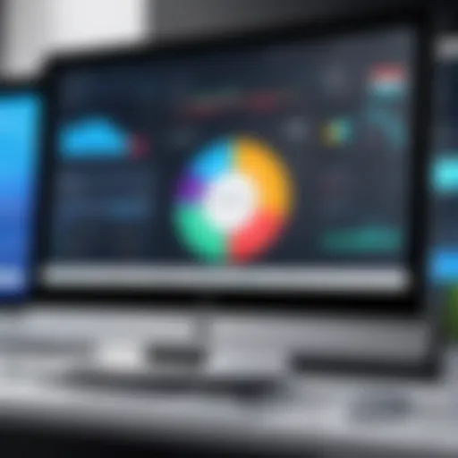 A dynamic dashboard showcasing various marketing video software tools.