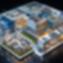 An overview of Ross Systems ERP architecture showcasing its modular components