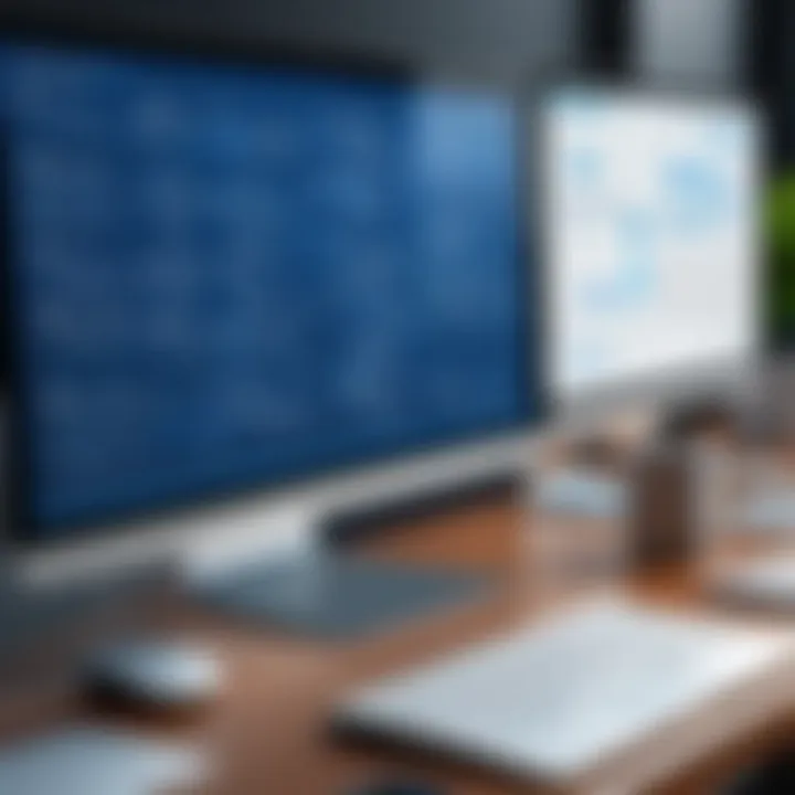 An array of flow chart software interfaces showcasing user-friendly features
