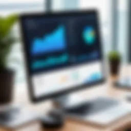 Visual representation of FileMaker ERP dashboard