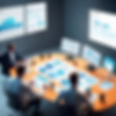 Collaborative Decision-Making Process Business team discussing studio suite selection