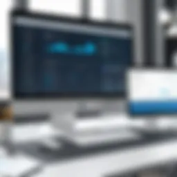 A digital workspace showcasing a free report writing tool interface