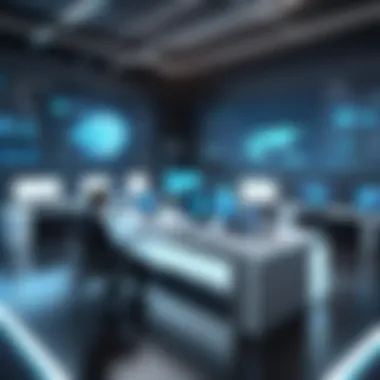 Boosting Business Productivity with Virtual Environments A futuristic depiction of business productivity through virtual environments