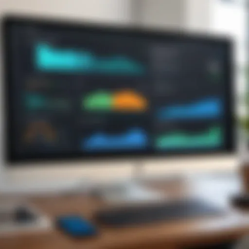 User interface of VRBO management software showcasing dashboard features