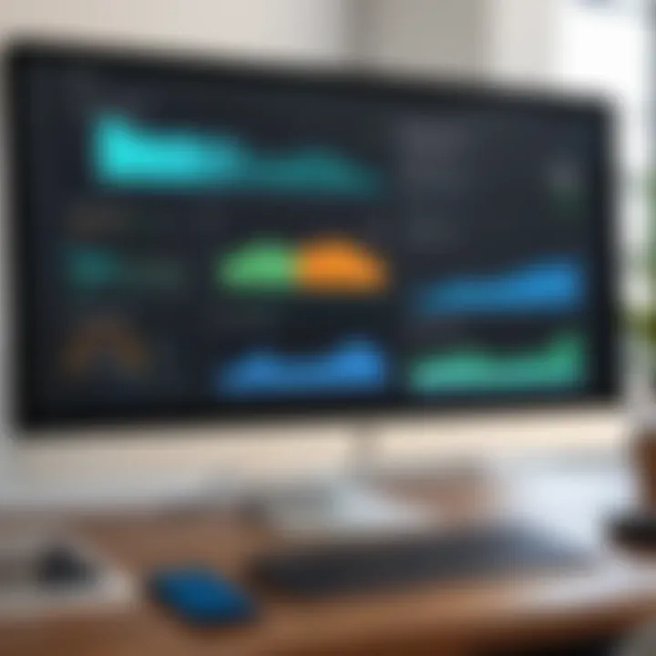 User interface of VRBO management software showcasing dashboard features