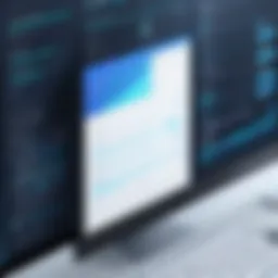 Illustration of an advanced file management system interface