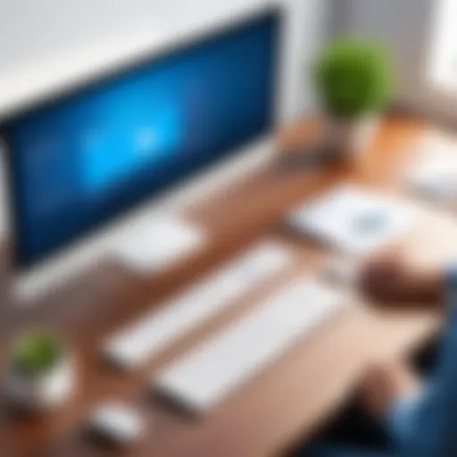 A visual representation of remote desktop sharing tools in action