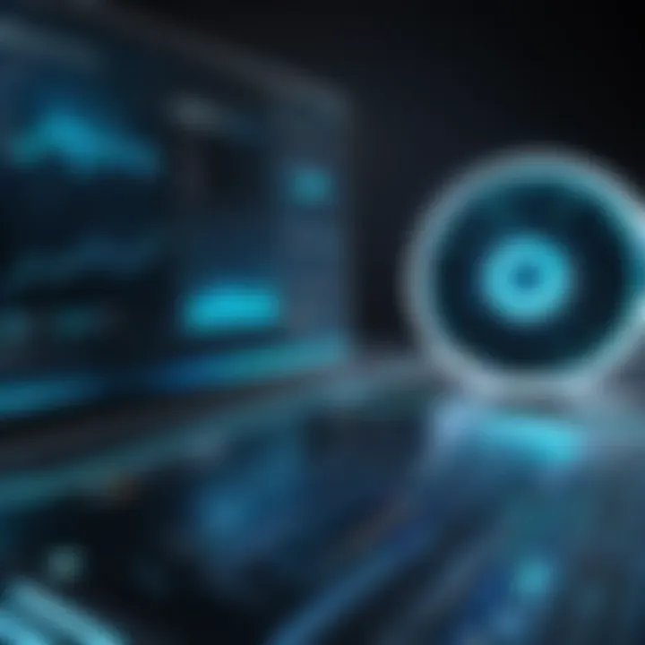 Futuristic depiction of optimization software in technological advancements