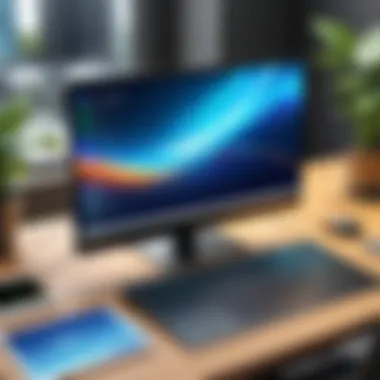 High-Speed Remote Desktop Functionality A visual representation of high-speed remote desktop functionality.