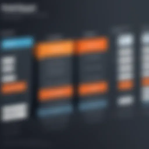 Visual representation of HubSpot pricing tiers and features