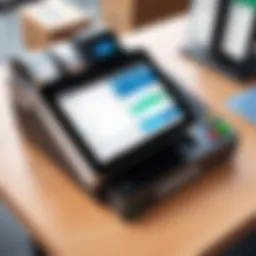 A robust POS system interface showcasing financial data integration