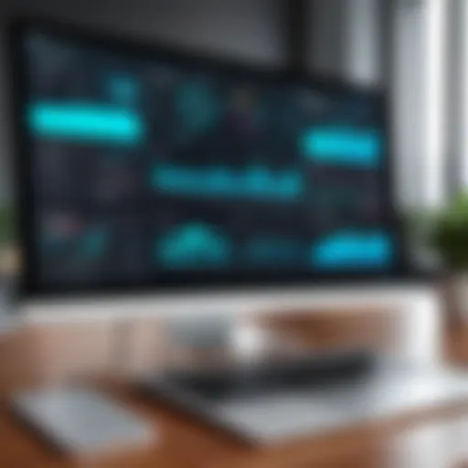 A digital dashboard showcasing Maximo's asset management features.
