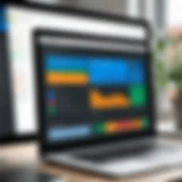 User interface showcasing the Microsoft Web Page Builder's dashboard