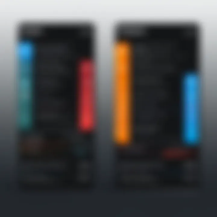 Comparison chart illustrating Nero and competing editing software features