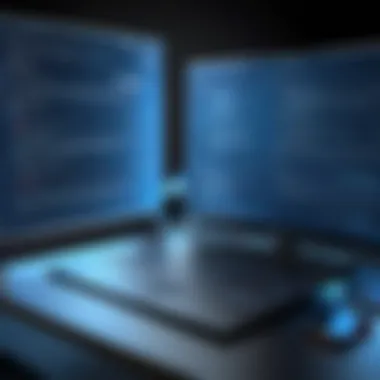 Security Features in On-Premise Task Management Software Illustration depicting security features of on-premise software