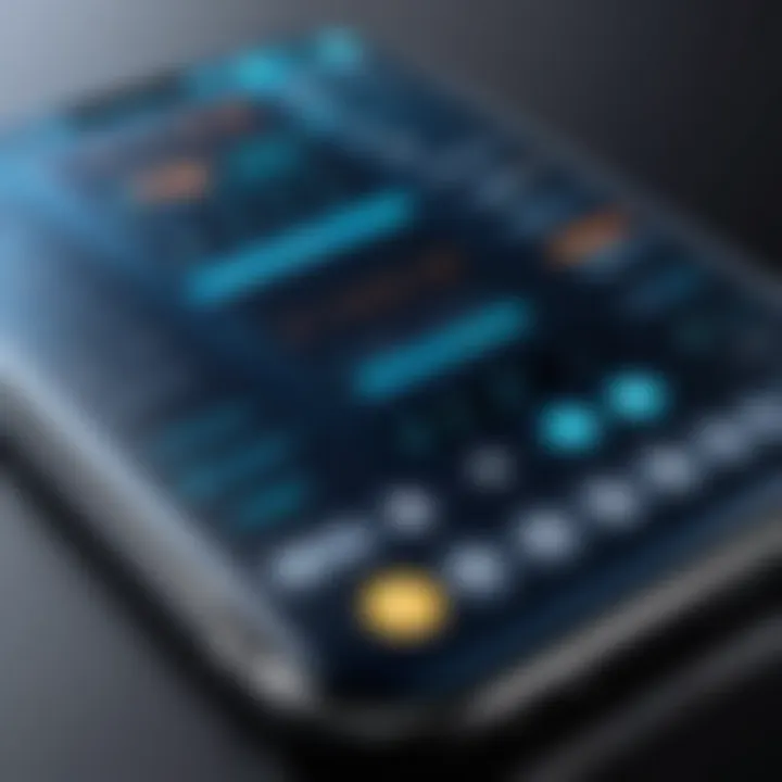 Modern sales phone dialer interface
