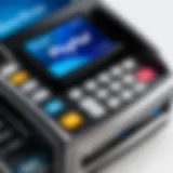 Detailed view of a modern PayPal payment terminal showcasing its features.