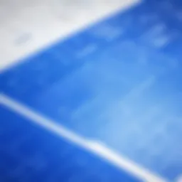 Blueprint of a project plan