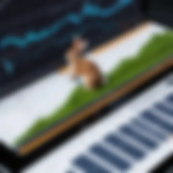 Data visualization graphs representing rabbit farm statistics