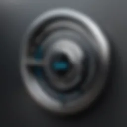 A secure digital vault representing SafeinCloud's password management.