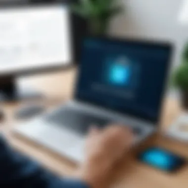 Illustration of secure digital transactions facilitated by Signix