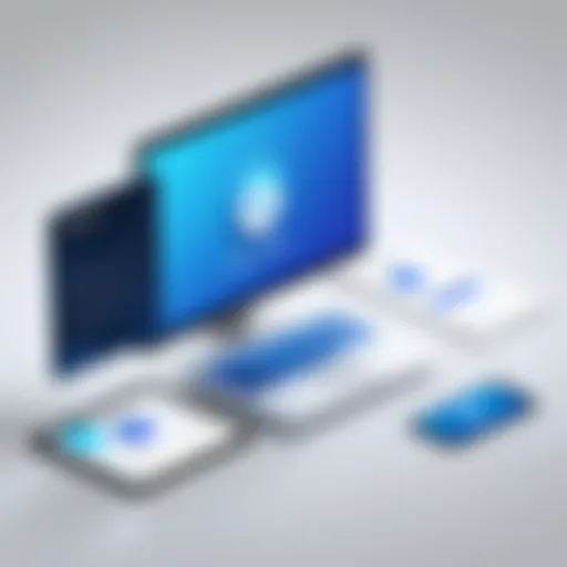 Visual representation of Single Sign-On functionality