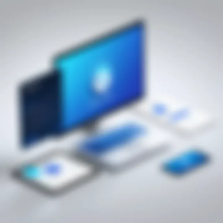 Visual representation of Single Sign-On functionality