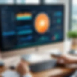 A detailed overview of the Sunrise EMR interface showcasing its user-friendly design