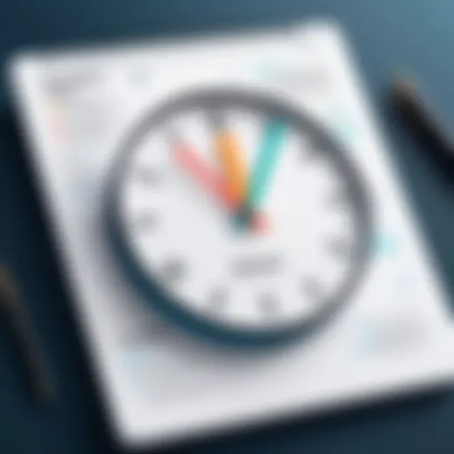 An organized planner showcasing effective time management strategies