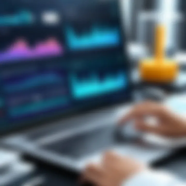 Data analytics showcasing healthcare trends