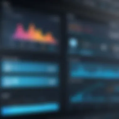 CMS Dashboard Interface Visual representation of a content management system dashboard highlighting user interface features