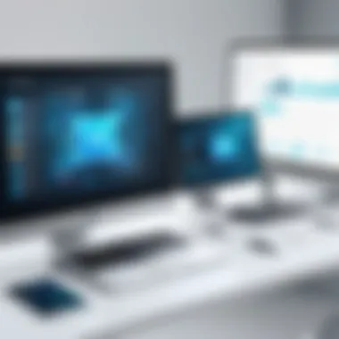 Integration of Digital Content Types Illustration depicting the integration of various digital content types in a CMS