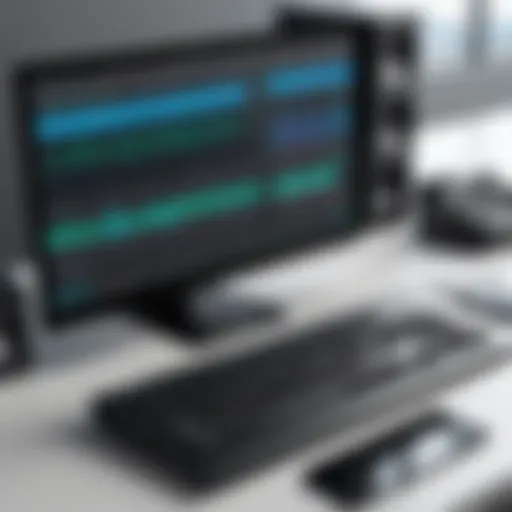 A modern audio workstation displaying track editing features.