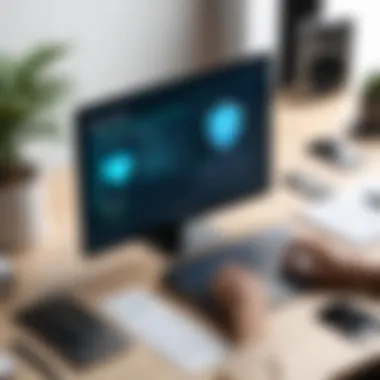 Visual representation of security features in auction applications