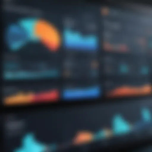Visual representation of compliance software dashboard