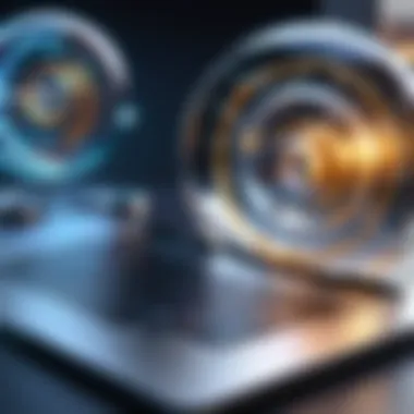 Enhanced Collaboration via Quantum Principles Visual metaphor for enhanced collaboration through quantum principles