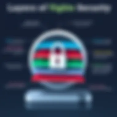 Layers of Website Security Visual representation of website security layers