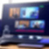 A screenshot showcasing the user interface of Wirecast software, highlighting its live streaming capabilities