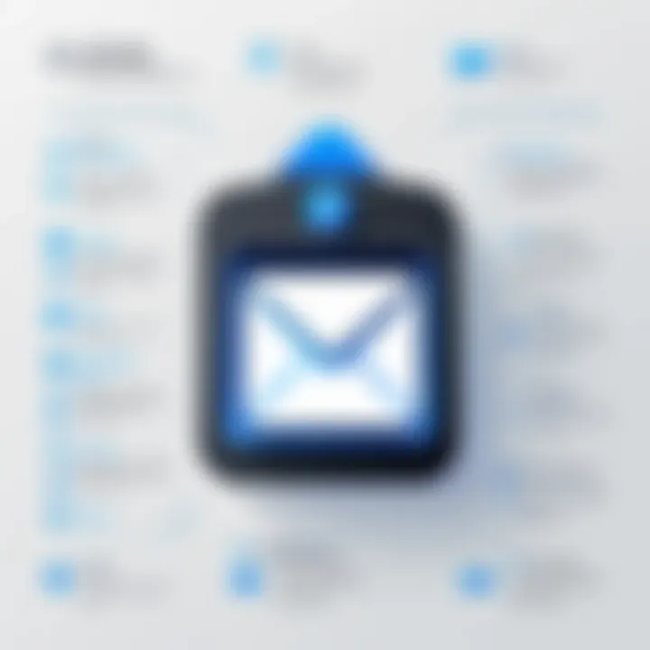 Infographic showcasing business benefits of email signatures